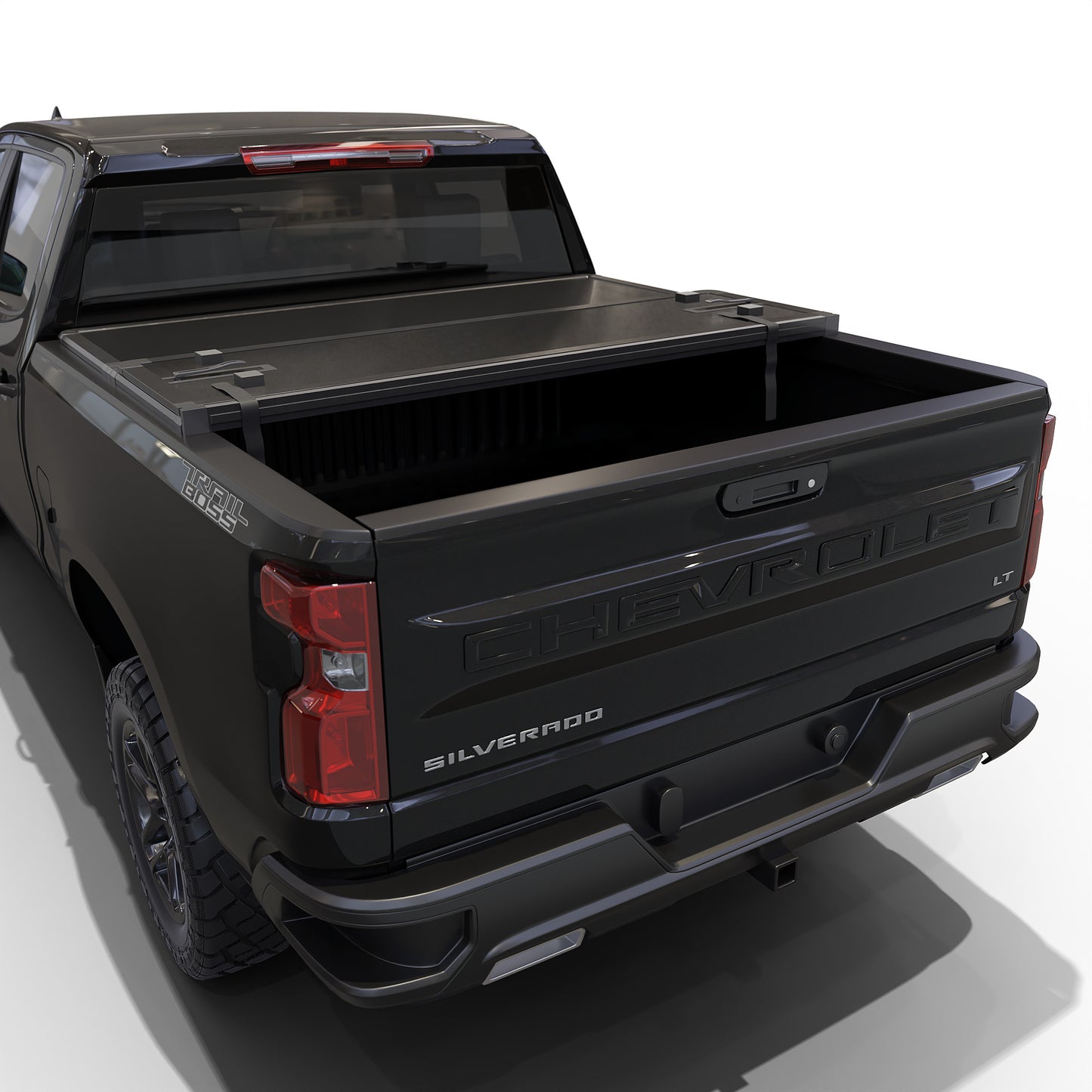 Chevy Silverado/GMC Sierra 2007-2013, 2014 HD, 2014 2500/3500HD Hard Trifold Tonneau Cover 6' 7" (78.7")