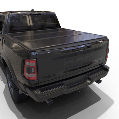 Dodge Ram 1500 2009-2025 Hard Trifold Tonneau Cover Without Ram Box