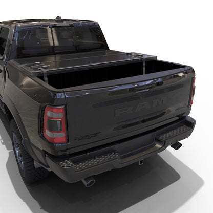 Dodge Ram 1500 2009-2025 Hard Trifold Tonneau Cover Without Ram Box