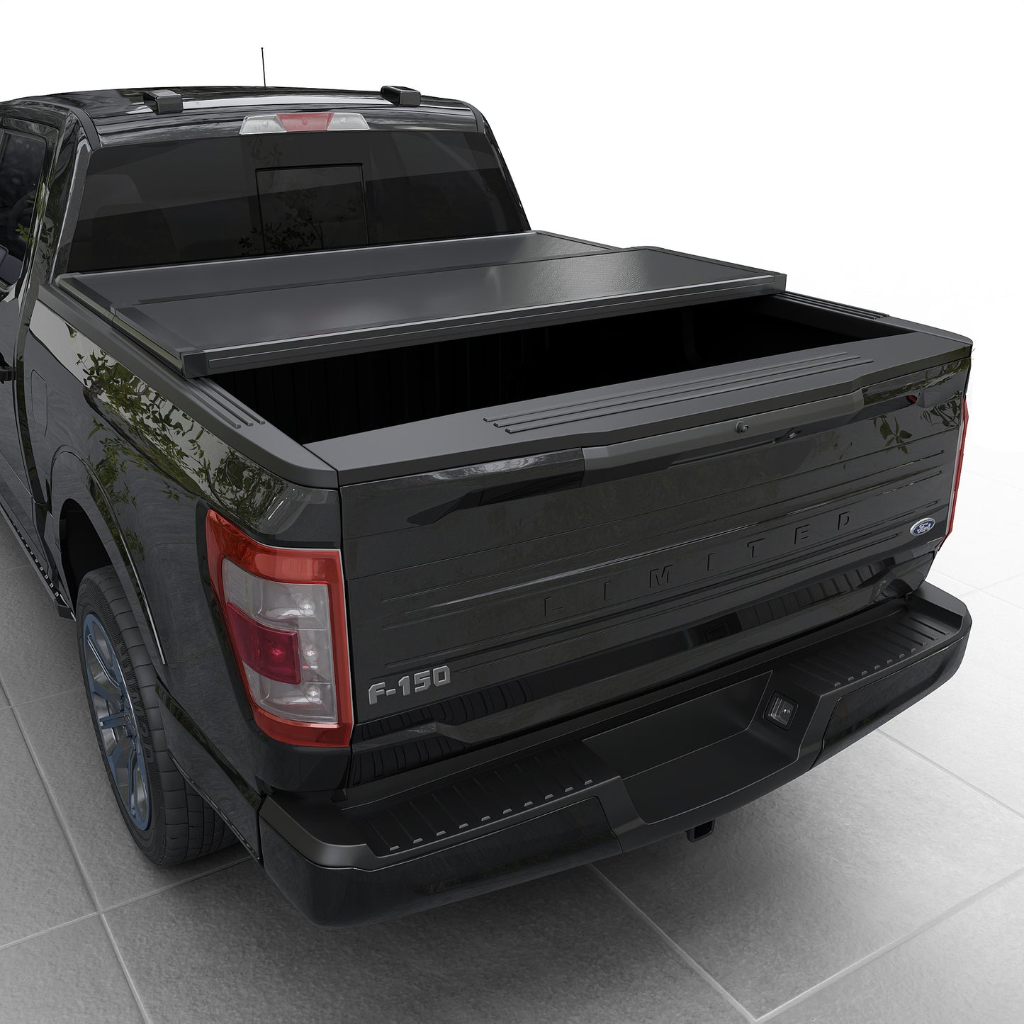 Ford F-250/F-350 Super Duty 1999-2016 Hard Trifold Tonneau Cover 8FT Bed (98")