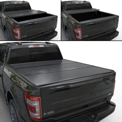 Ford F-250/F-350 Super Duty 1999-2016 Hard Trifold Tonneau Cover 8FT Bed (98")