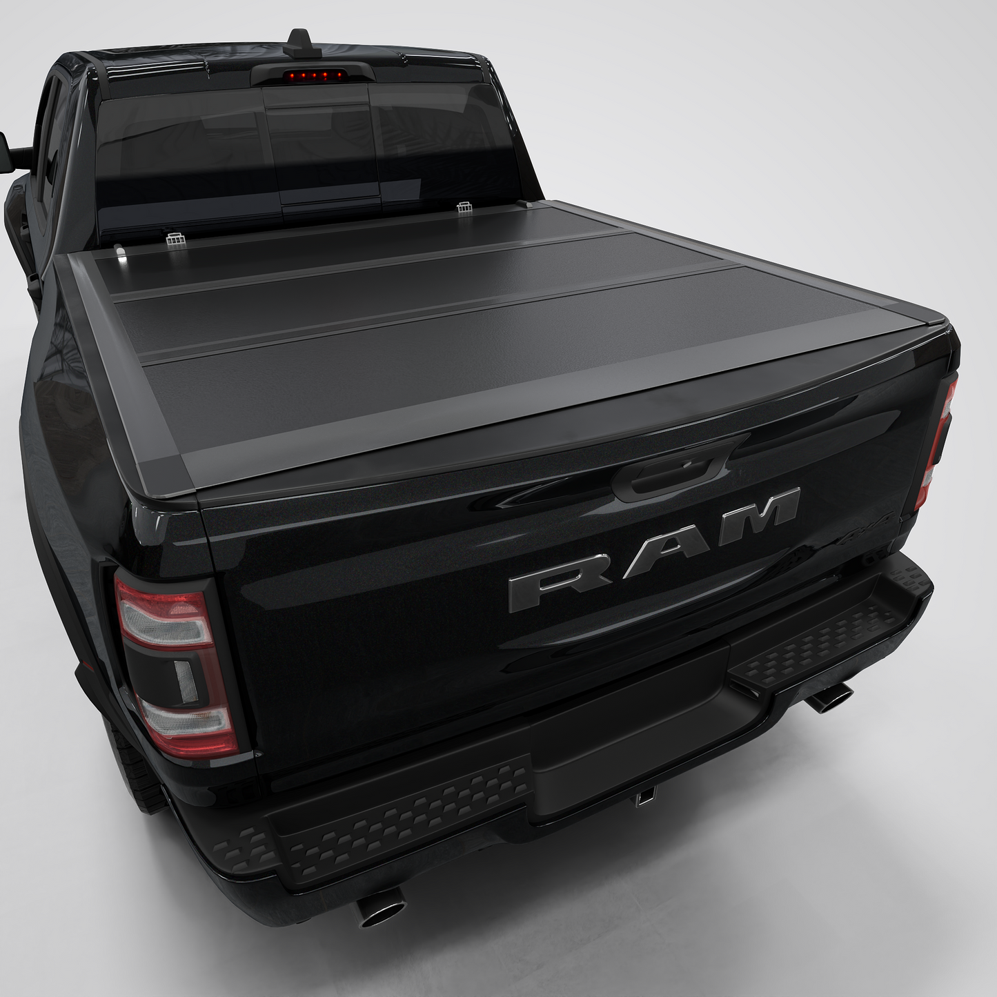 Dodge Ram 1500 Calffree Low Profile Hard Trifold Truck Bed Tonneau Cover Without Ram Box
