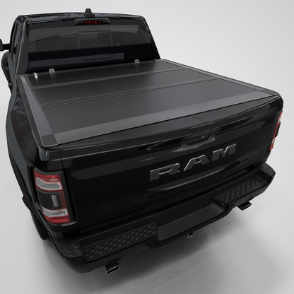Dodge Ram 1500 Calffree Low Profile Hard Trifold Truck Bed Tonneau Cover Without Ram Box