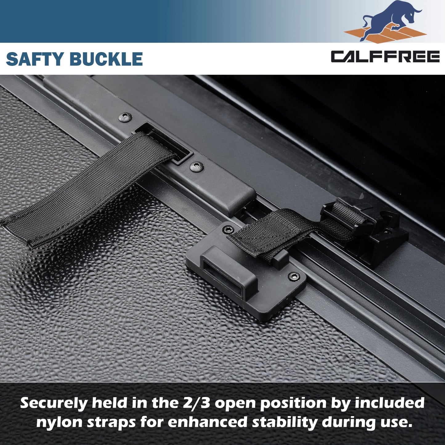 Chevy Silverado/GMC Sierra 2019-2025 Calffree Low Profile Hard Trifold Truck Bed Tonneau Cover