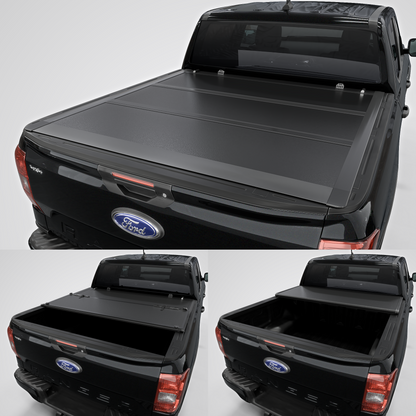 Ford Ranger 2019-2025 Calffree Low Profile Hard Trifold Truck Bed Tonneau Cover 5'1" Bed 61"