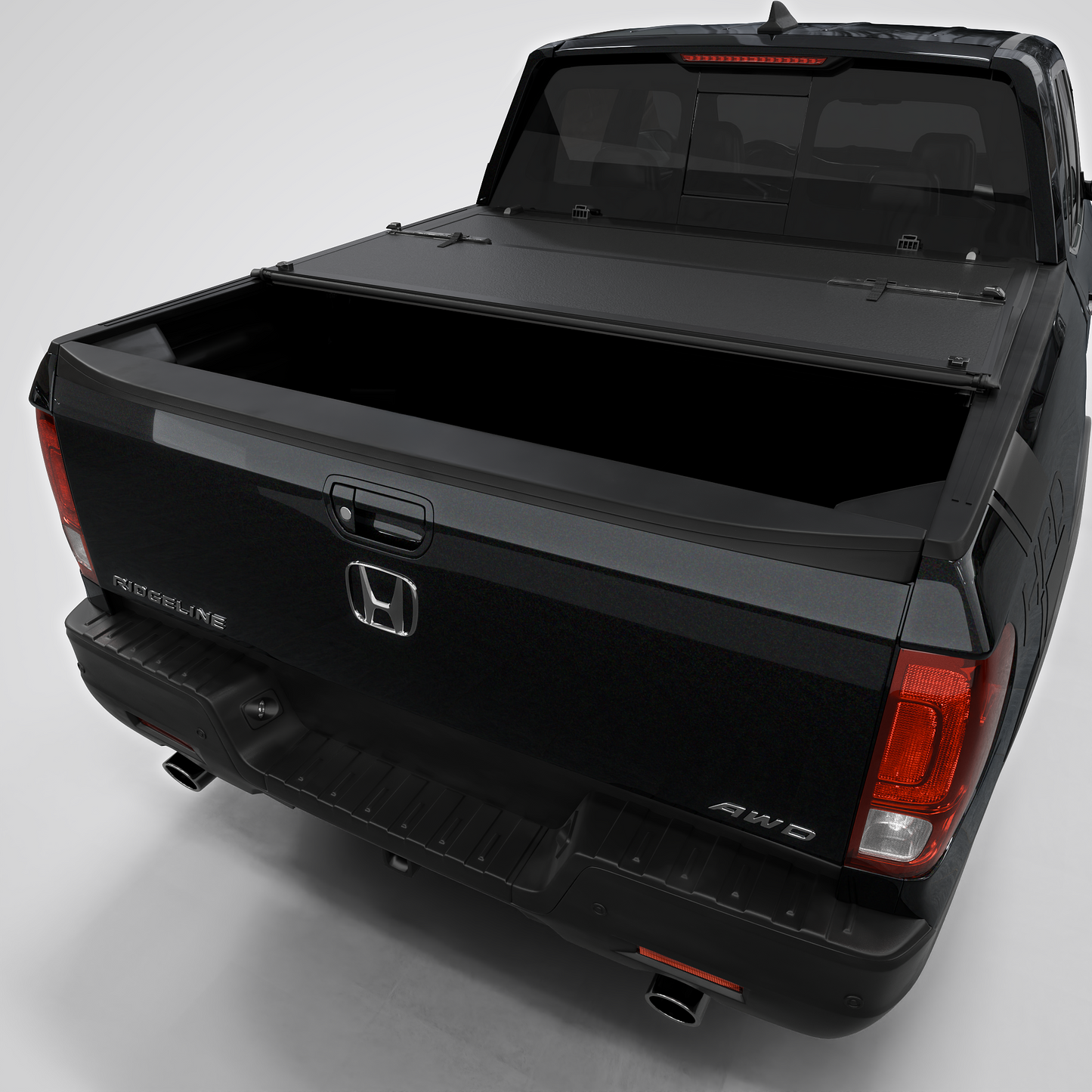 Honda Ridgeline 2017-2025 Calffree Low Profile Hard Trifold Truck Bed Tonneau Cover 5' Bed 64"