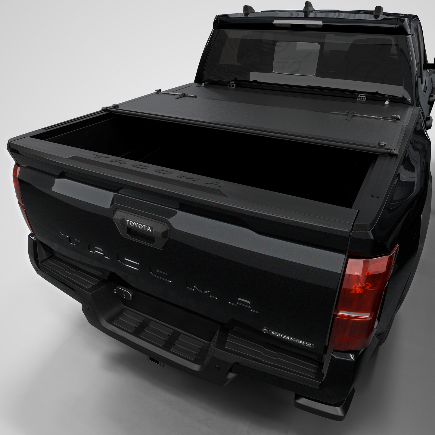 Toyota Tacoma Calffree Low Profile Hard Trifold Truck Bed Tonneau Cover w/OE Track System