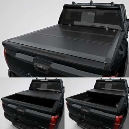 Toyota Tacoma Calffree Low Profile Hard Trifold Truck Bed Tonneau Cover w/OE Track System