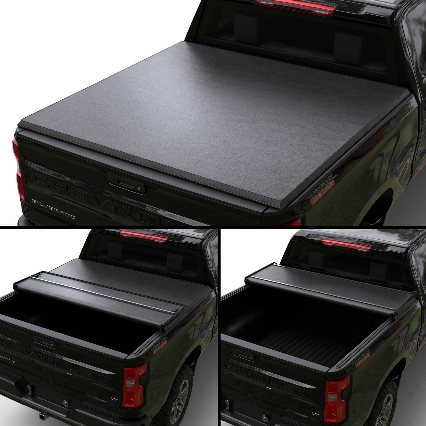 Chevy Silverado/ GMC Sierra 2014-2018 Soft Trifold Truck Bed Tonneau Cover