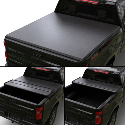 Chevy Silverado/ GMC Sierra 2014-2018 Soft Trifold Truck Bed Tonneau Cover