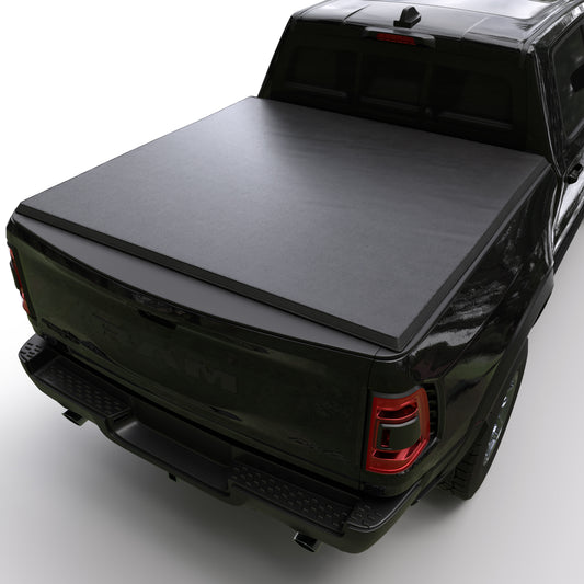 Dodge Ram 1500 2009-2025 Soft Trifold Truck Bed Tonneau Cover Without Ram Box
