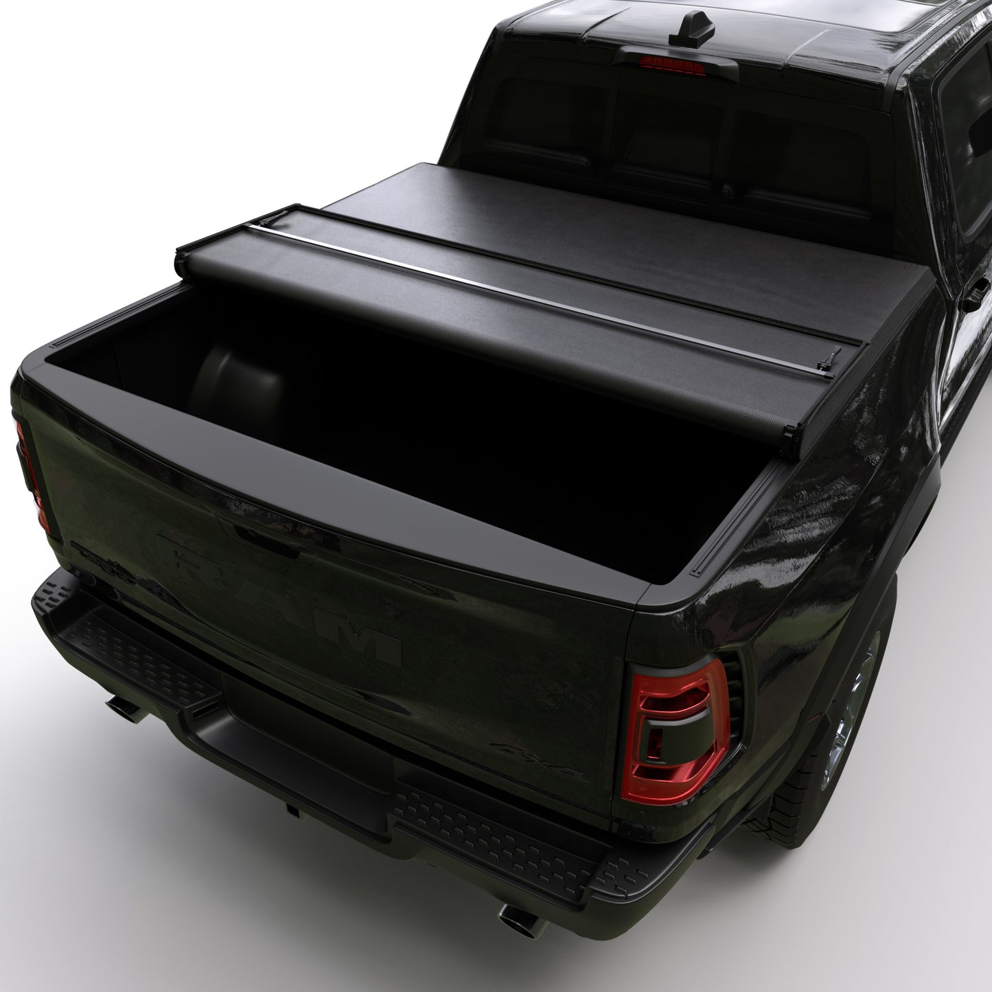 Dodge Ram 1500 2009-2025 Soft Trifold Truck Bed Tonneau Cover Without Ram Box