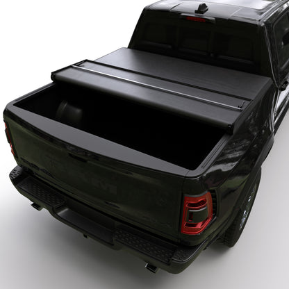 Dodge Ram 1500 2009-2025 Soft Trifold Truck Bed Tonneau Cover Without Ram Box