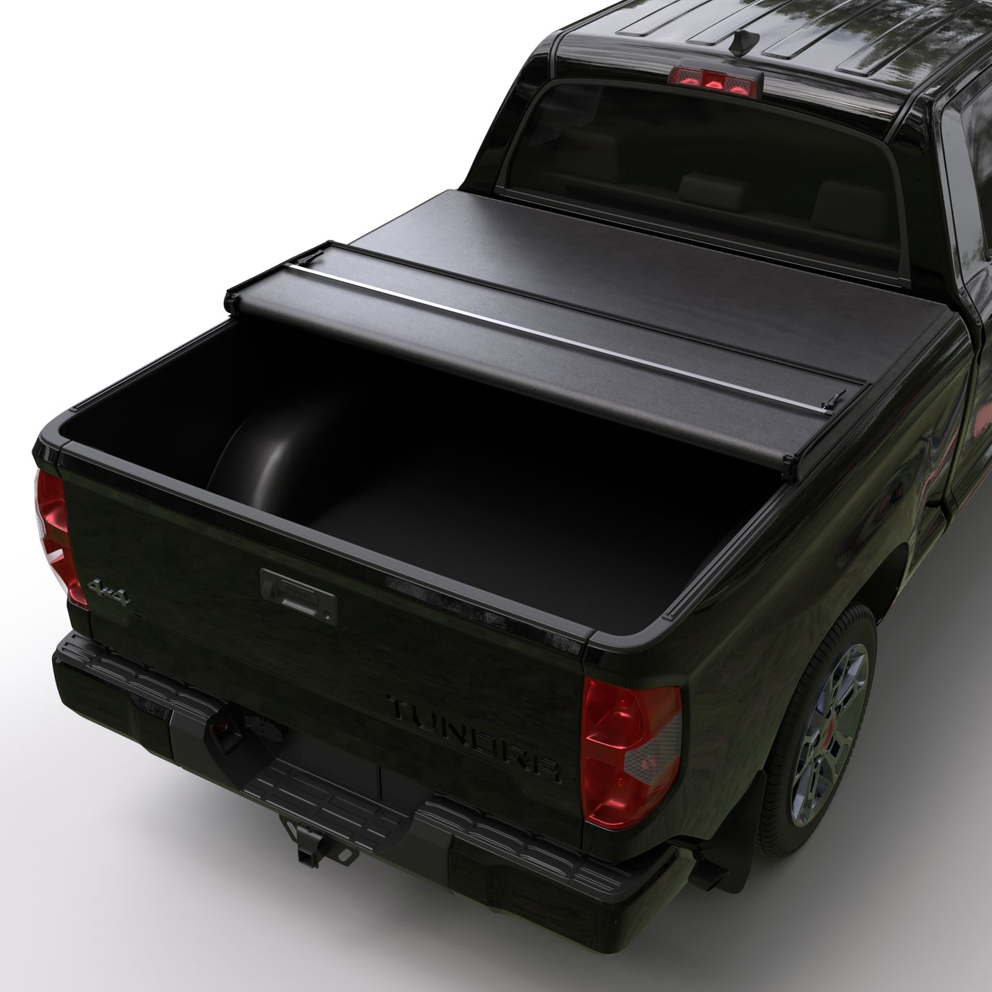 Toyota Tundra Soft Trifold Truck Bed Tonneau Cover With OE Rail System