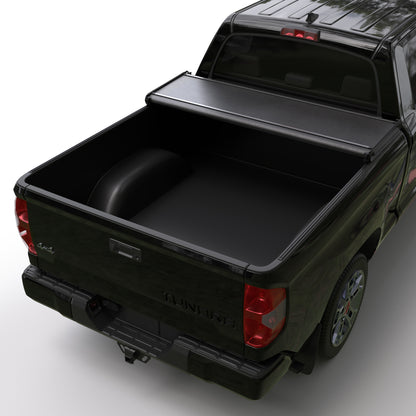Toyota Tundra Soft Trifold Truck Bed Tonneau Cover With OE Rail System