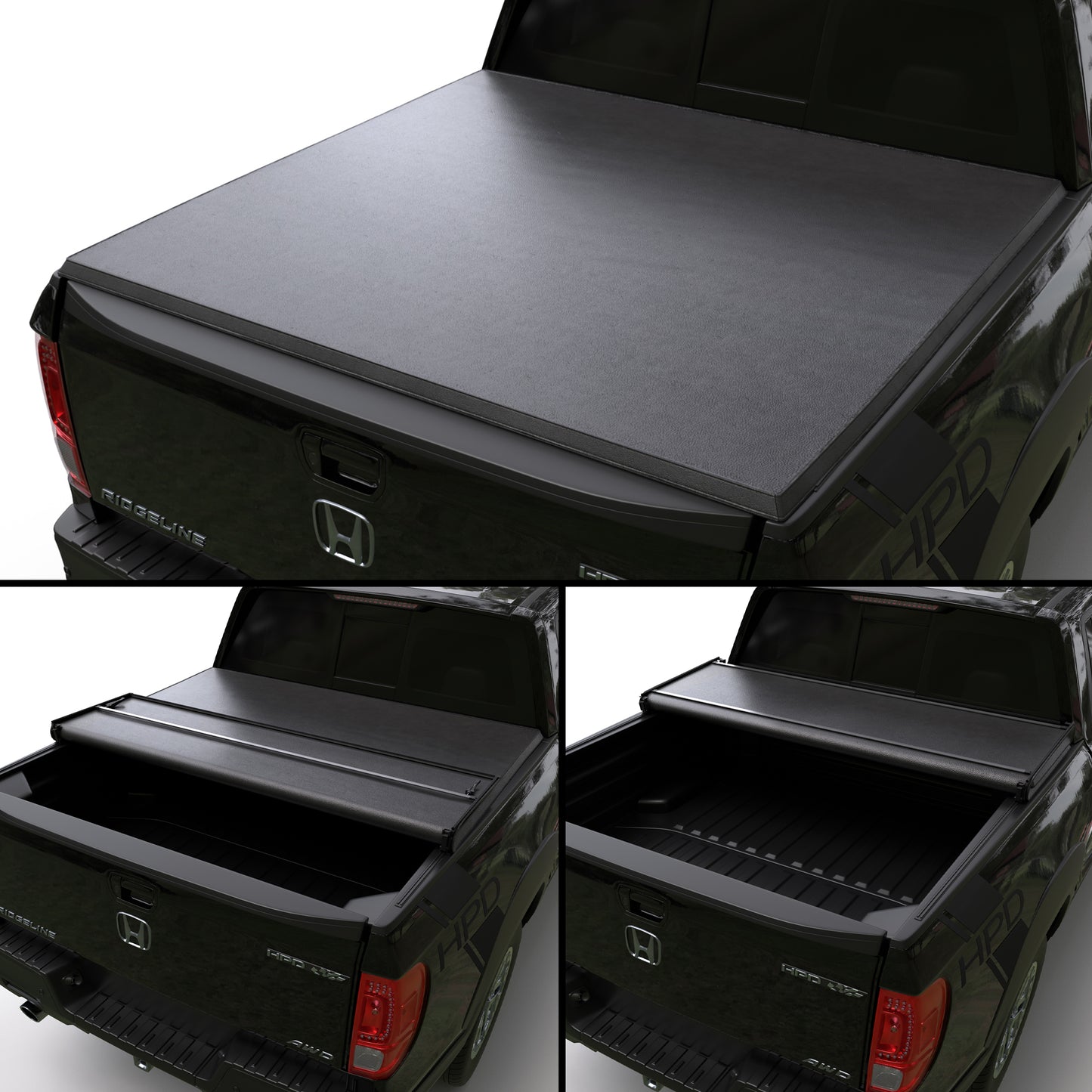 Honda Ridgeline 2017-2025 Soft Trifold Truck Bed Tonneau Cover 5'3" Bed (64")